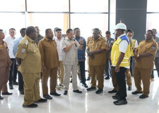 Mendagri Tito Tinjau Kawasan Pusat Pemerintahan Papua Barat