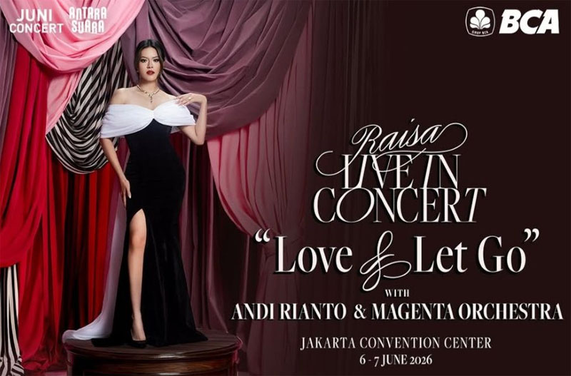 Raisa Kembali Gandeng Andi Rianto di Konser ‘Love & Let Go’ di Senayan, Jakarta