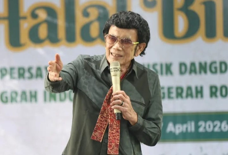Rhoma Irama Prihatin dan Beri Sumbangan Rp 100 Juta Terkait LMK Musik Dangdut