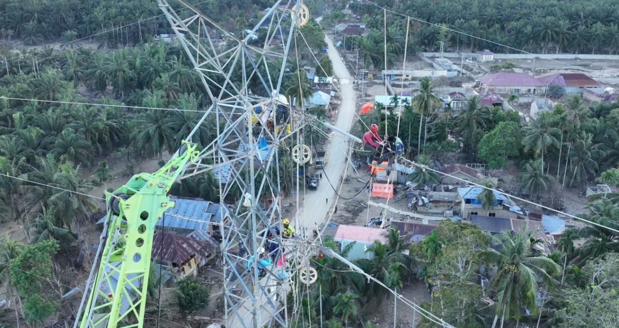 Satgas PRR Kebut Pemulihan Listrik Pasca Bencana Sumatera