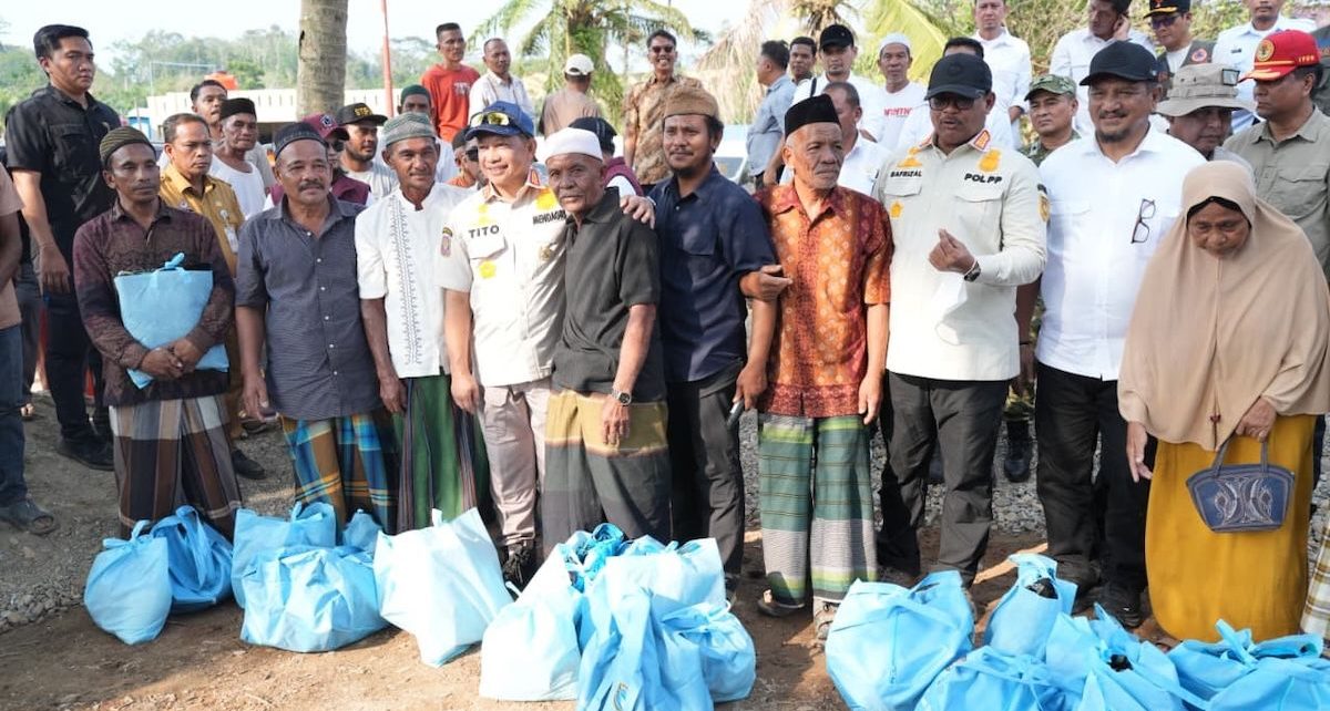 Satgas PRR Salurkan Bansos