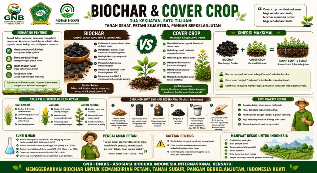Biochar dan Cover Crop