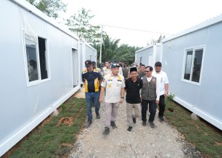 Tinggalkan Tenda, Warga Lubuk Sidup Mulai Hidup Baru di Huntara