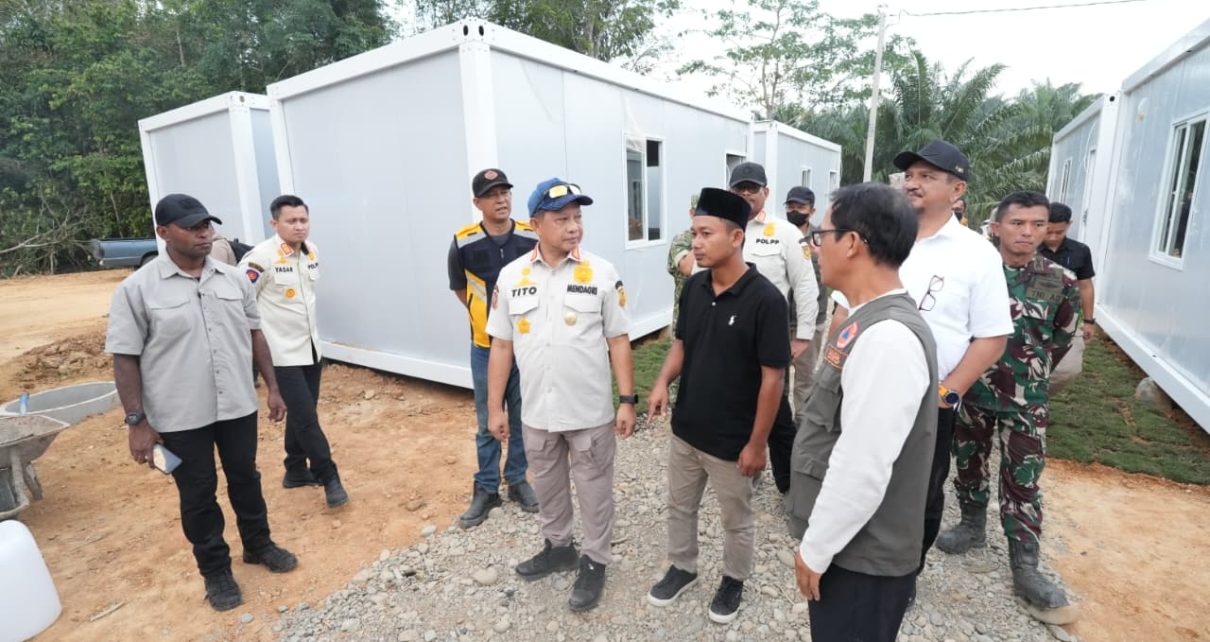 Satgas PRR Tuntaskan Huntara di Sumut dan Sumbar, Pembangunan Huntap Kian Dipercepat
