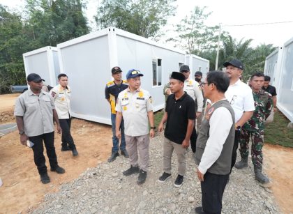 Satgas PRR Tuntaskan Huntara di Sumut dan Sumbar, Pembangunan Huntap Kian Dipercepat