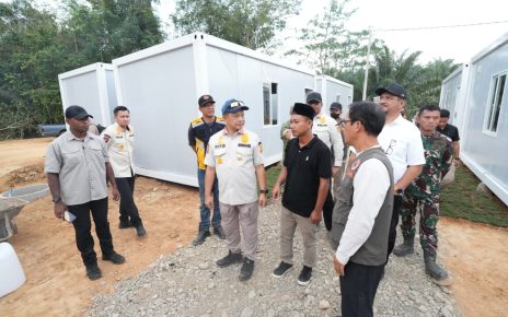 Satgas PRR Tuntaskan Huntara di Sumut dan Sumbar, Pembangunan Huntap Kian Dipercepat