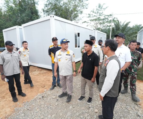 Satgas PRR Tuntaskan Huntara di Sumut dan Sumbar, Pembangunan Huntap Kian Dipercepat
