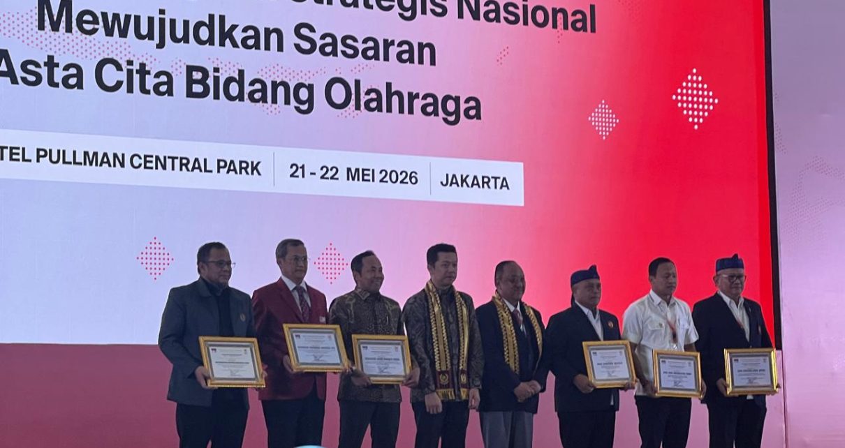 UNJ Raih Penghargaan Bergengsi dari KONI Pusat pada Rakernas 2026, Perkuat Posisi sebagai Kampus Rujukan Ilmu Keolahragaan Nasional