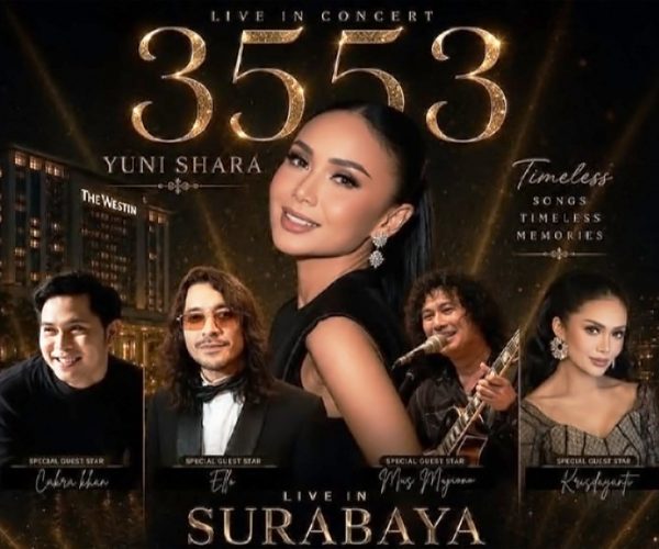 Konser Yuni Shara 3553 Siap Sapa Surabaya, Krisdayanti Jadi Bintang Tamu