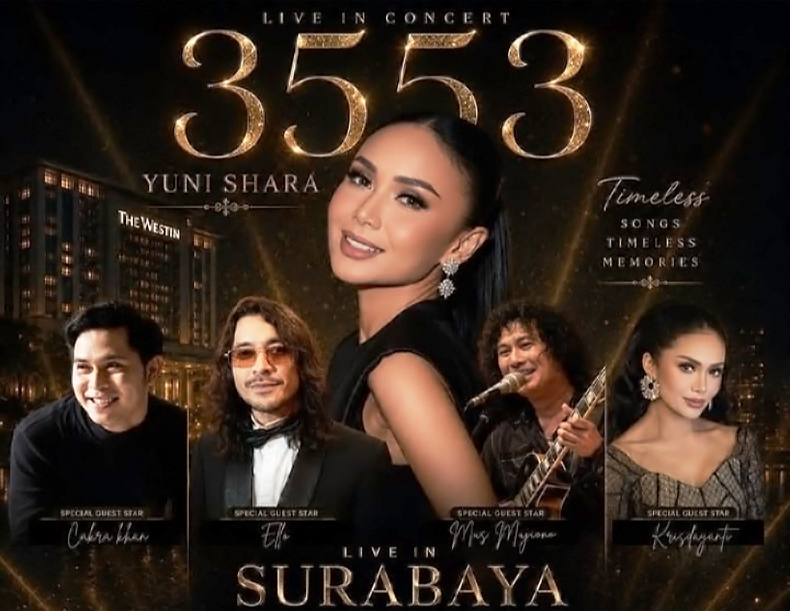 Konser Yuni Shara 3553 Siap Sapa Surabaya, Krisdayanti Jadi Bintang Tamu