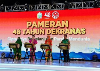 Tri Tito Hadiri Acara Syukuran 46 Tahun Dekranas di Makassar