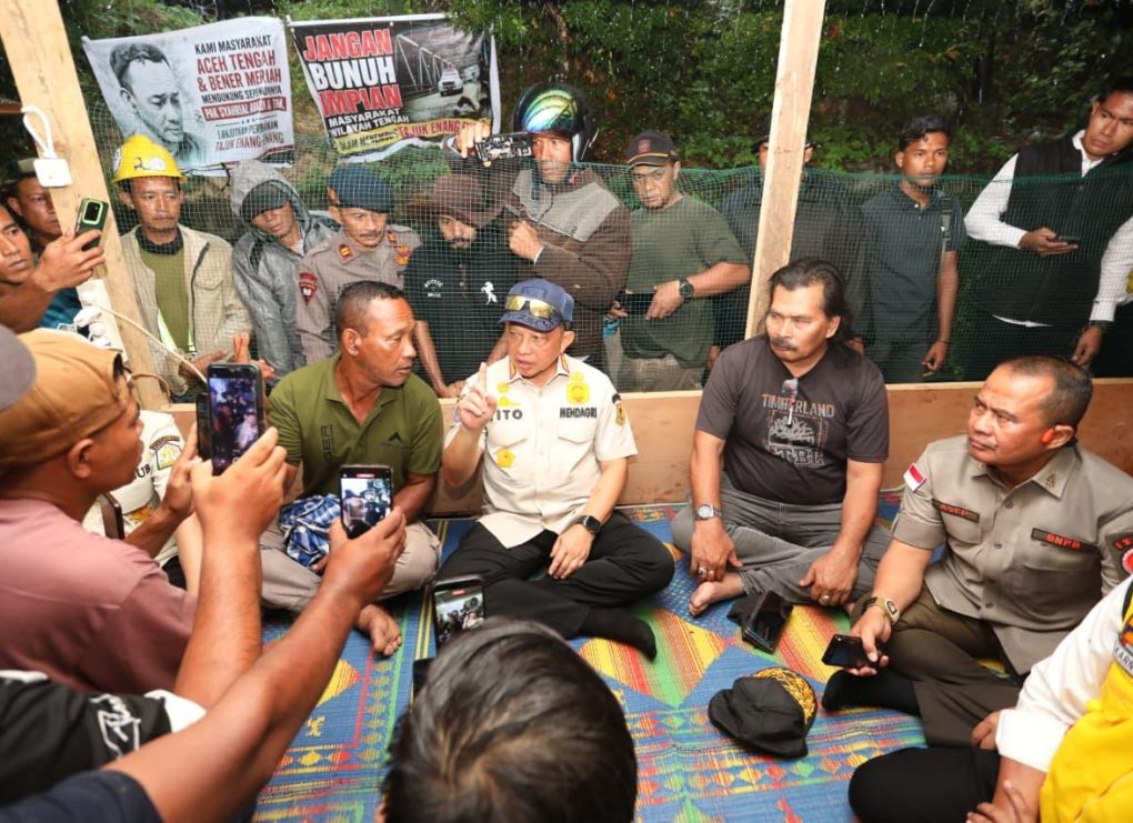 Warga Bener Meriah Apresiasi Satgas PRR, Jembatan Enang-Enang Diperkuat