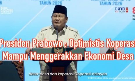 Prabowo Optimistis Koperasi Mampu Menggerakkan Ekonomi Desa