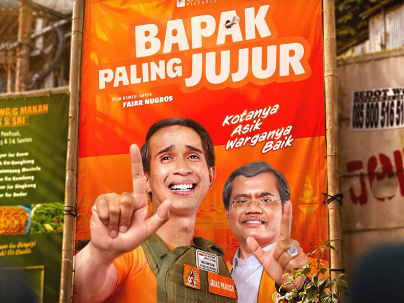 Andovi Da Lopez Berdampingan dengan Soleh Solihun di Teaser Poster ‘Bapak Paling Jujur’