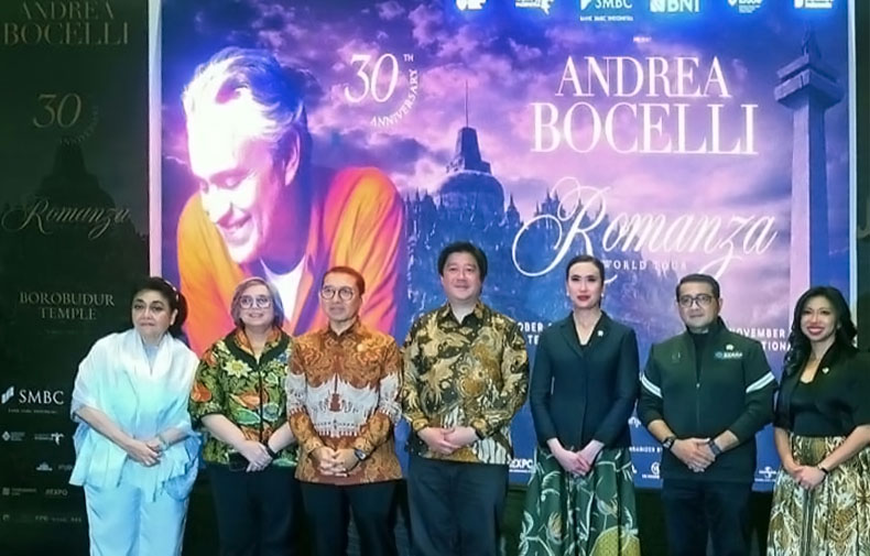 Konser Andrea Bocelli Hadirkan Peluang Promosi Kekayaan Budaya Indonesia