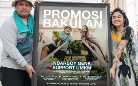 Ndarboy Genk dan Arlida Putri Rilis Lagu ‘Bakul Sayur’ tentang Perjuangan Cinta