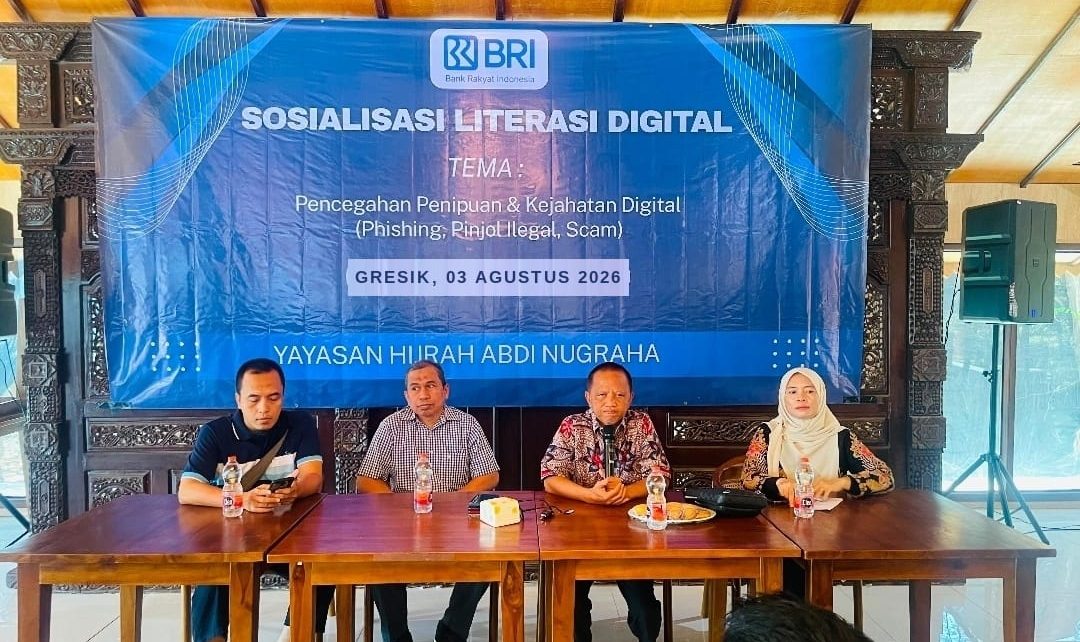 Waspada Kejahatan Digital, Yayasan Hijrah Abdi Nugraha dan BRI Gelar Literasi Digital