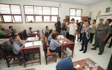 Kasatgas PRR Apresiasi Pemulihan SMP Negeri 1 Tukka melalui Swakelola