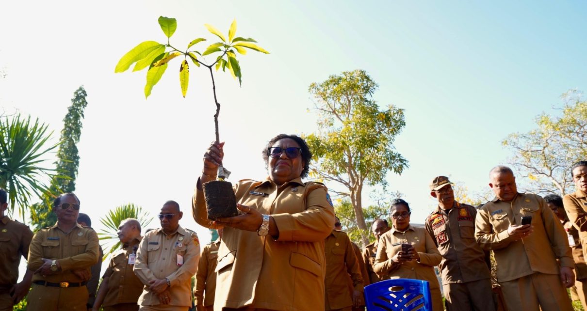 Wamendagri Ajak Warga NTT Tanam Pohon di Lahan Kosong