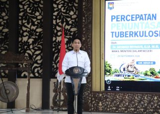 Wamendagri Wiyagus Dorong Percepatan TPT dan Penguatan Kolaborasi Penanganan TBC di Sidoarjo