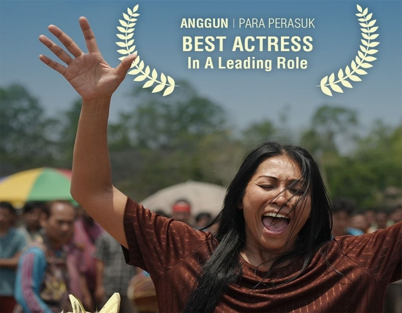 Anggun Siap Rekaman Usai Raih Penghargaan Aktris Terbaik di Film ‘Para Perasuk’