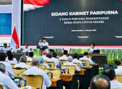 Mendagri Tito Hadiri Sidang Kabinet, Prabowo Tekankan Pentingnya Kekompakan